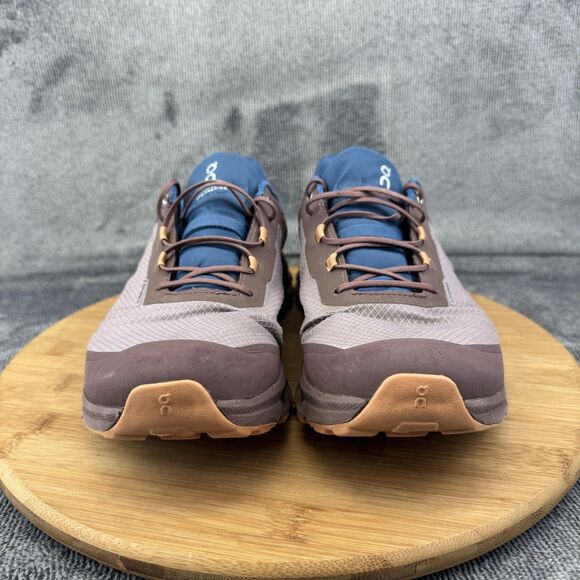 On Running Shoes Womens Size 8.5 Waterproof Trail CloudTec Helion Brown Purple - Picture 2 of 10